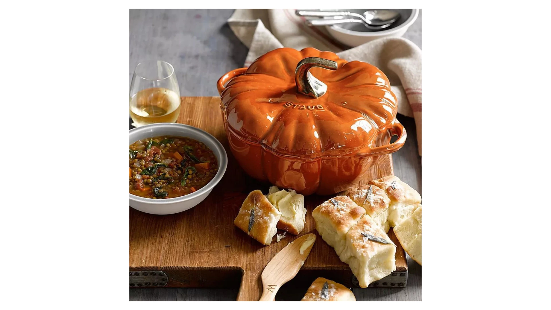 Кокот Staub Ceramic Тыква 500мл, d12,2см, керамика, цвет корицы, для СВЧ, духовки