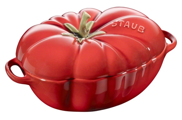 Кокот Staub Ceramic Помидор 500мл, 19х12хН11 см, вишневый