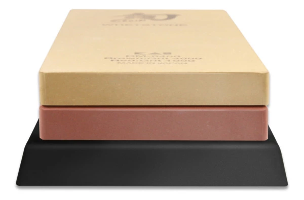 Точильный камень комбинированный водный KAI # 1000/4000, на подставке