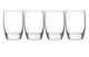 Набор стаканов для воды Luigi Bormioli Микеланджело 340 мл, 4 шт, стекло