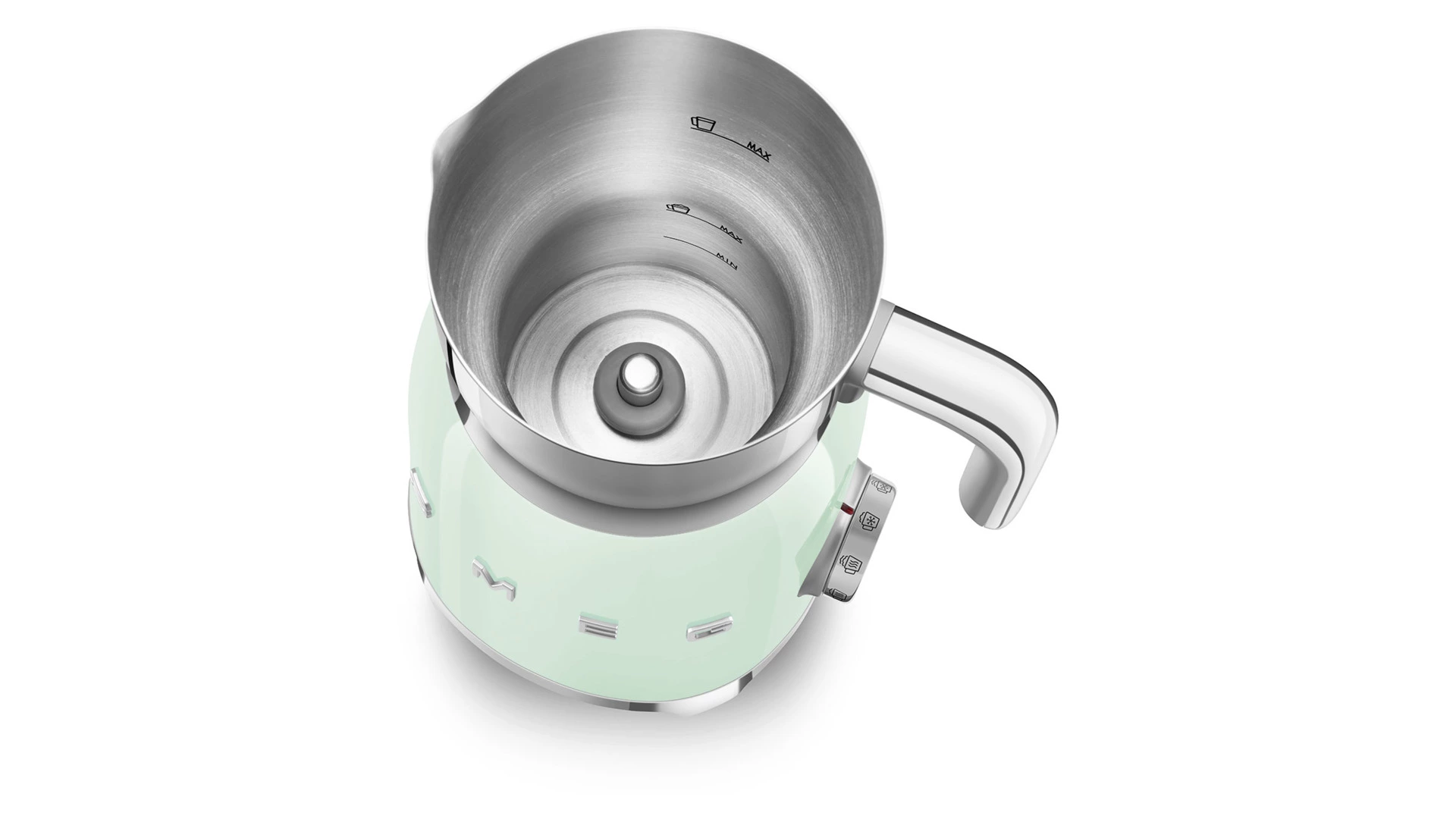 Вспениватель молока SMEG MFF01PGEU 500 Вт, до 250 мл пены, пастельный зеленый