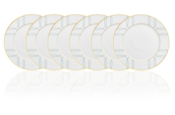 Набор тарелок обеденных Furstenberg Эсте, Карло Даль Бьянко 29 см, 6 шт, фарфор