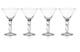 Набор из 4 бокалов для мартини 170мл Офелия