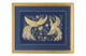 Панно "Жар птица", 32*45, рисунок 1616, синий