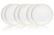 Набор тарелок суповых Haviland Дыхание золота Золотистый декор 21 см, фарфор, 6 шт