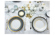 Набор тарелок суповых Haviland Дыхание золота Золотистый декор 21 см, фарфор, 6 шт