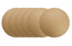 Набор салфеток подстановочных круглых GioBagnara Раунд 40 см, 6 шт, золотистый