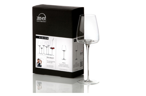 Набор бокалов Zieher для просекко, белого, розового и игристого вина "Фреш" 340 мл, 2шт п/к