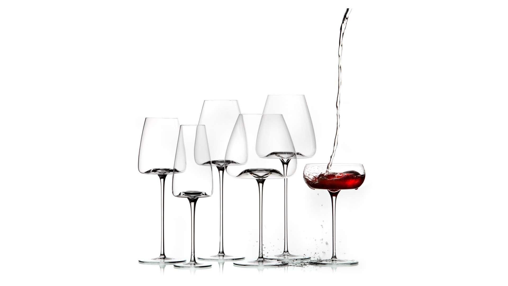 Набор бокалов Zieher для красного и белого бургундского вина, винтажного шампанского Баланс850 мл,