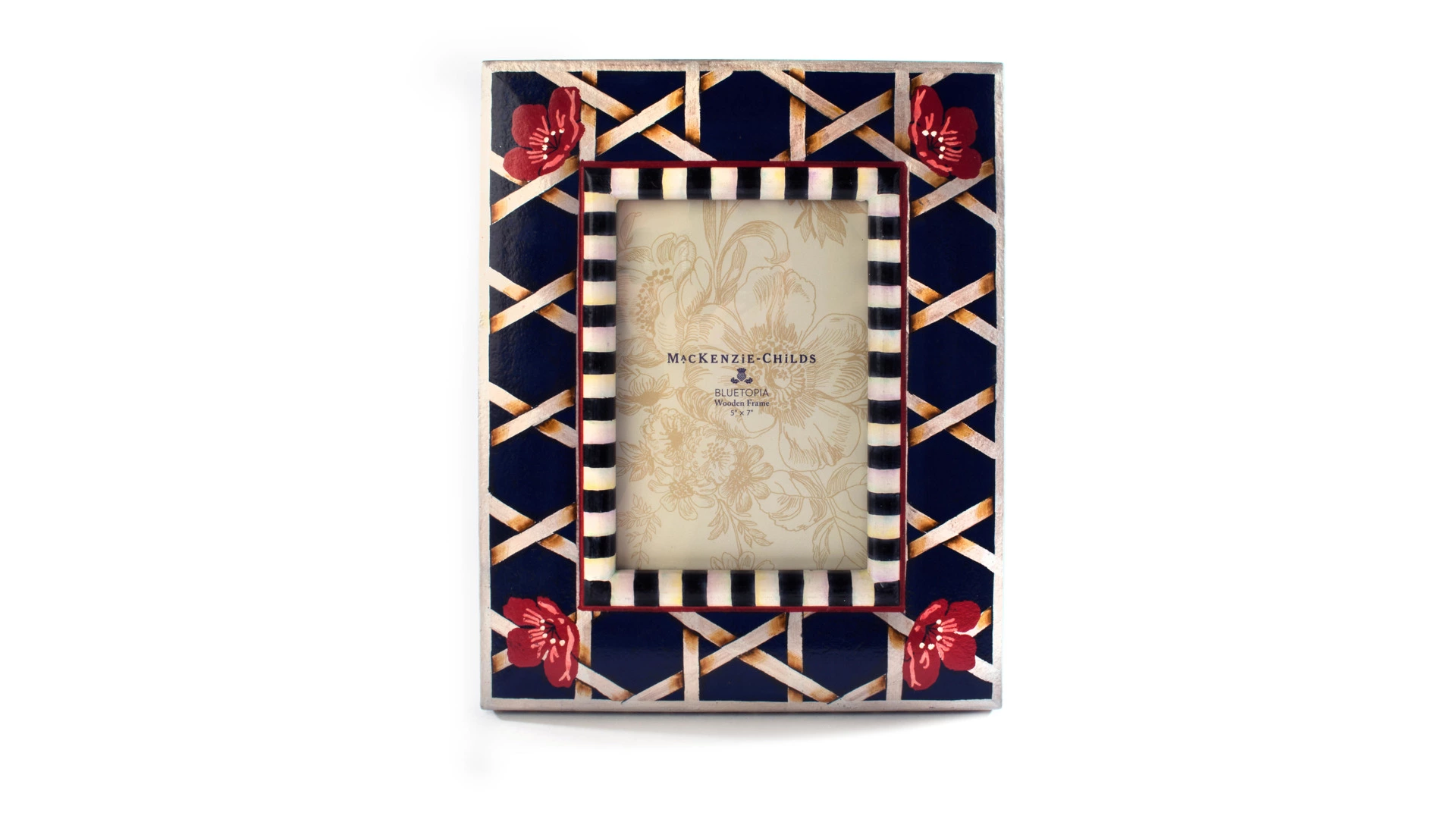 Рамка для фото MacKenzie-Childs Bluetopia 24х28 см, дерево