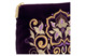 Косметичка бархатная Торжокские золотошвеи "Каменный цветок", фиолетовая, 13х18,5см