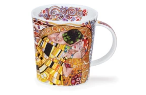 Кружка Dunoon Поцелуй Климт Ломонд 320 мл, фарфор костяной