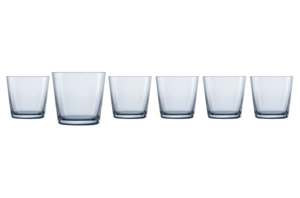 Набор стаканов для воды Zwiesel Glas Сочетание 370 мл, дымчато-синий, 6  шт