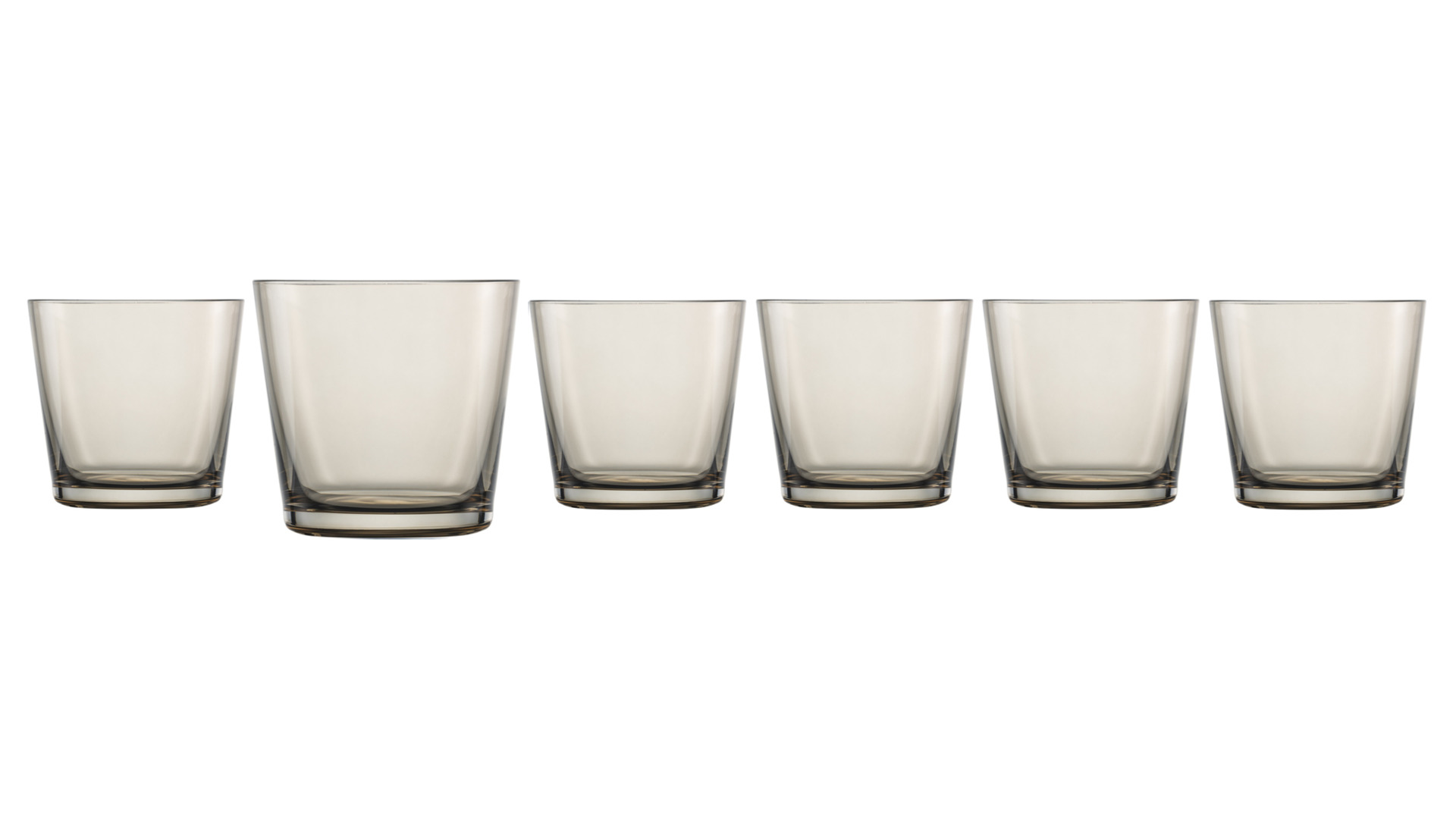 Набор стаканов для воды Zwiesel Glas Сочетание 370 мл, коричневый, 6 шт