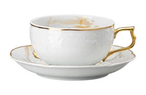 Чашка чайная с блюдцем Rosenthal Мидас 230 мл, 14,5 см, фарфор