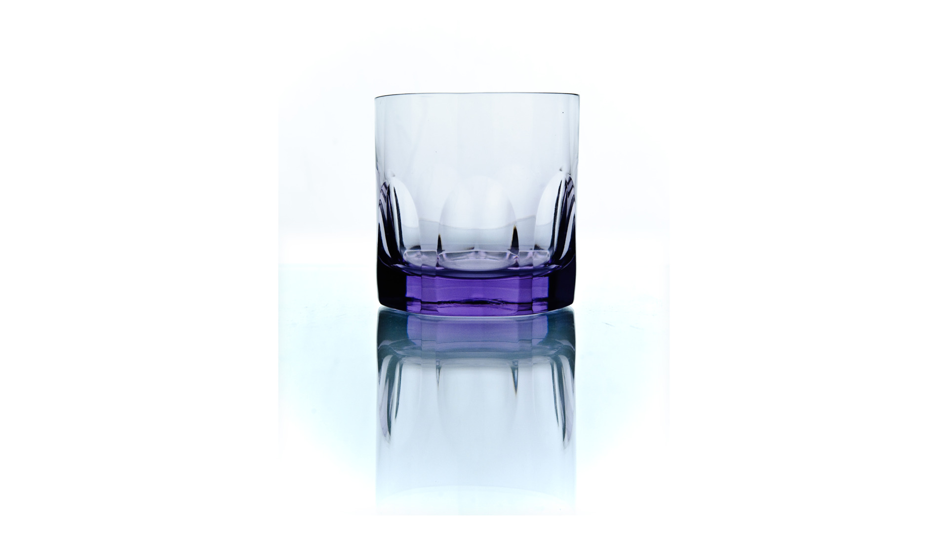 Набор стаканов для виски ГХЗ 350 мл, 2 шт, хрусталь, фиолетовый