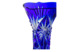 Ваза для цветов ГХЗ Элис 21 см, хрусталь, синяя