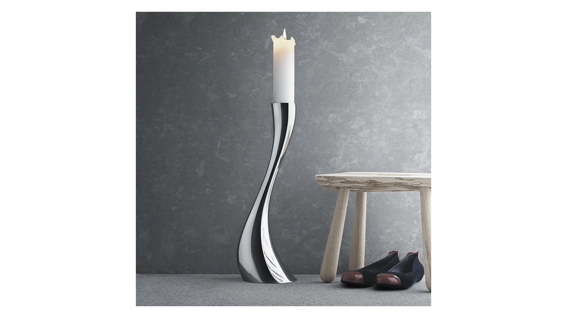 Подсвечник напольный Georg Jensen Кобра 60 см