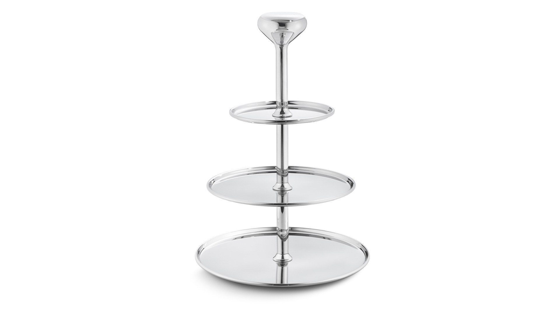 Фруктовница трехъярусная Georg Jensen Альфредо 30 см