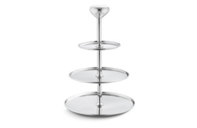 Фруктовница трехъярусная Georg Jensen Альфредо 30 см