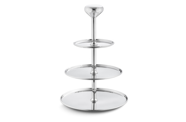 Фруктовница трехъярусная Georg Jensen Альфредо 30 см