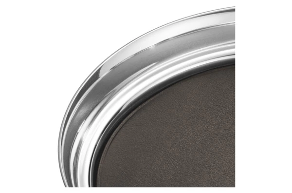 Поднос Georg Jensen Манхеттен 35x18 см, сталь нержавеющая, кожа