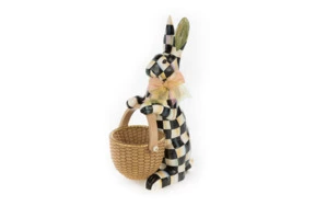 Статуэтка MacKenzie-Childs Courtly Check Кролик 25х40 см, полирезина