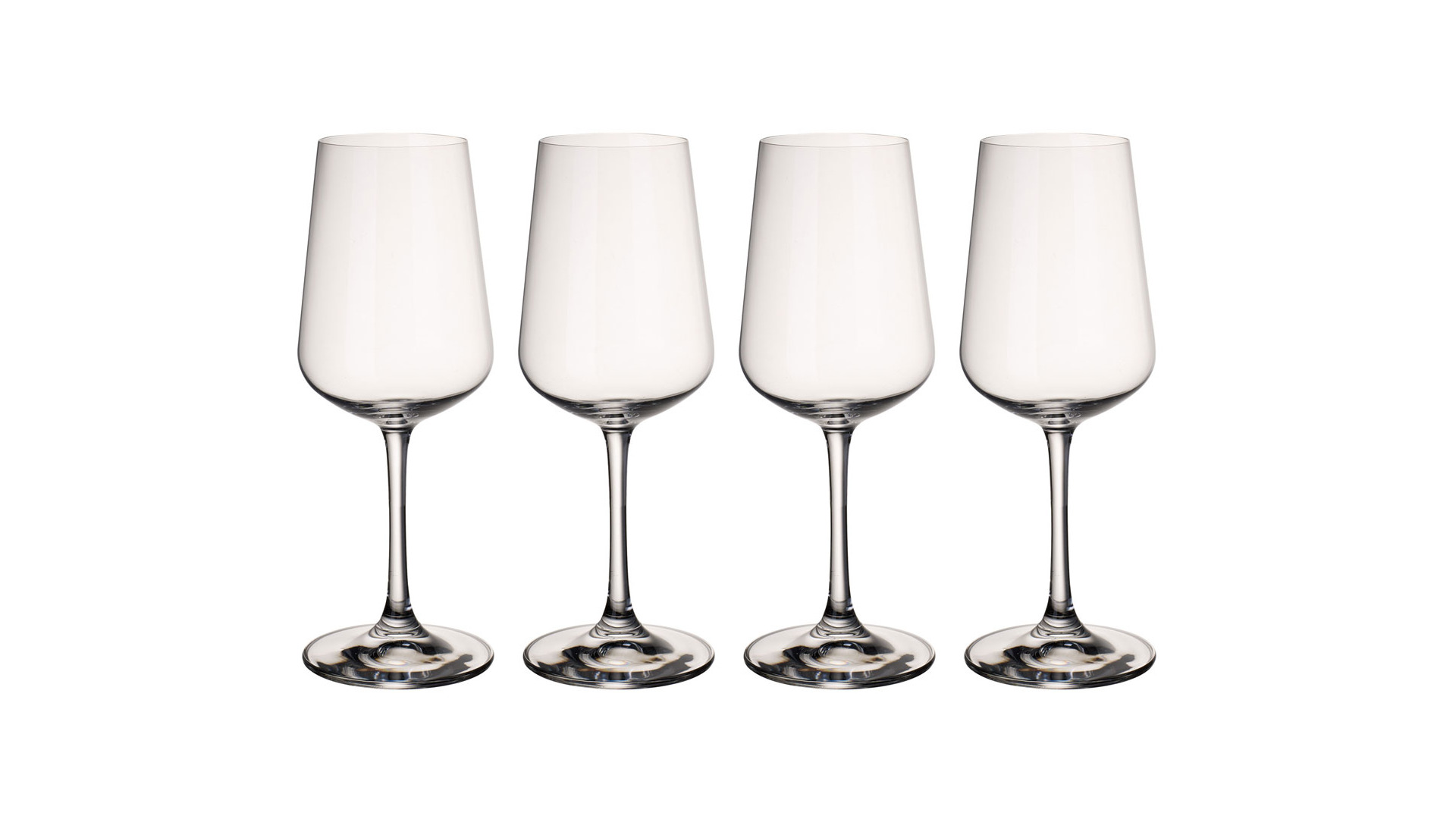 Набор бокалов для белого вина Villeroy&Boch Cristal Ovid 380 мл, 4 шт, стекло хрустальное