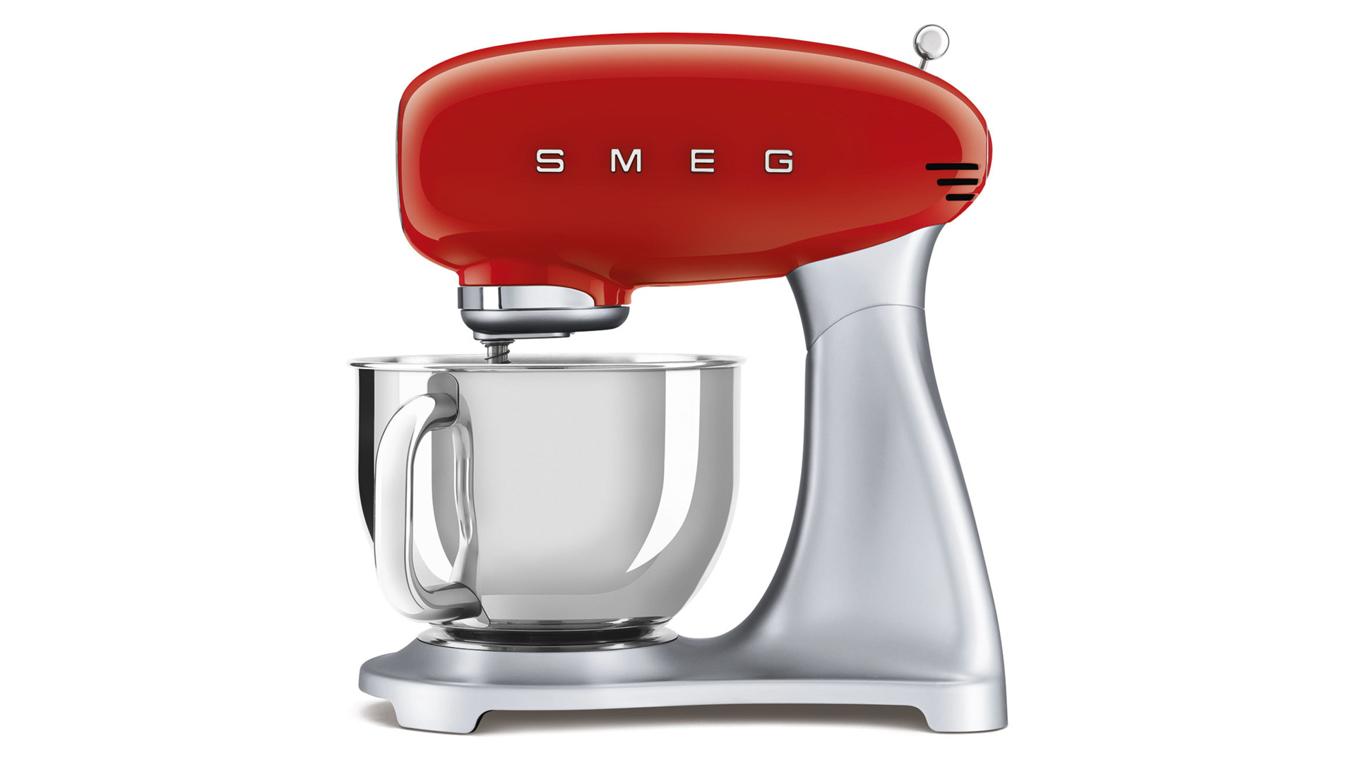 Миксер планетарный Smeg, красный, SMF02RDEU