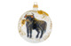 Украшение елочное шар Bartosh Бычок символ года с шишками, стекло