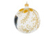 Украшение елочное шар Bartosh Бычок символ года с шишками, стекло
