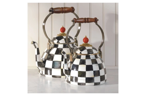 Чайник MacKenzie-Childs Courtly Check 2 л, сталь нержавеющая