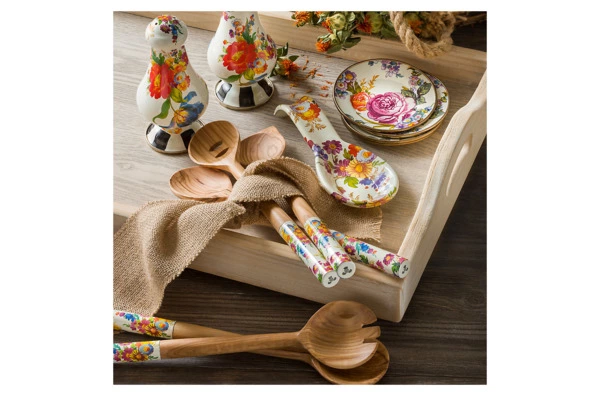 Набор солонки и перечницы Mackenzie-Childs Flower Market, сталь нержавеющая