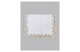 Набор салфеток Weissfee Сансуси Люкс 35х50 см, 6 шт, лен, белый, серебристое кружево
