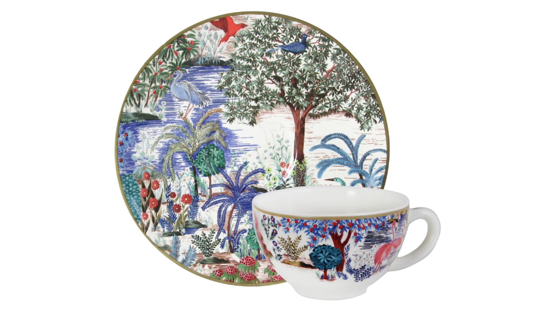 Сервиз чайно-столовый Gien Дворцовый сад на 6 персон 40 предметов, фаянс