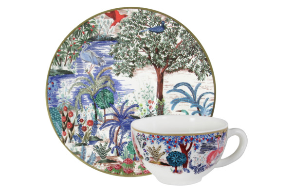 Сервиз чайно-столовый Gien Дворцовый сад на 6 персон 39 предметов, фаянс