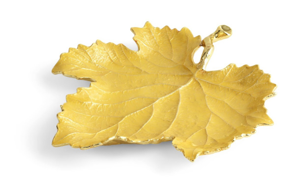 Чаша-лист Michael Aram Виноградная лоза 20 см, желтый