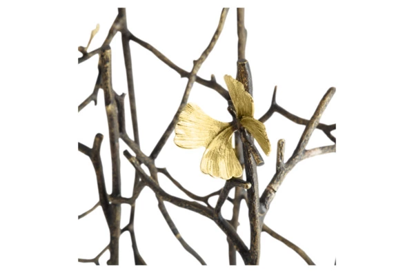 Подставка для бутылок Michael Aram Бабочки гинкго 37 см, латунь