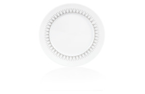 Тарелка пирожковая Meissen Мечи Лаконичный серый 17 см, фарфор