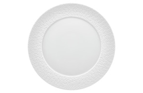 Тарелка подстановочная Meissen Королевский цвет Белый бисквит 33 см