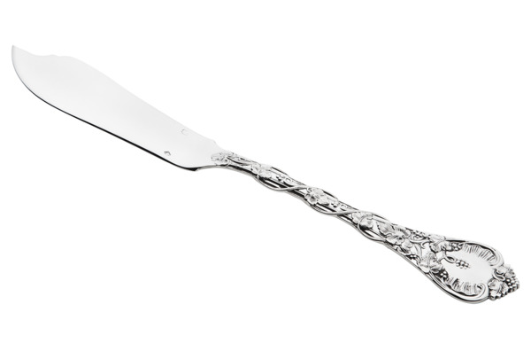 Набор из 6 вилок и 6 ножей для рыбы Odiot "Демидофф" 18,7см (серебро 925)