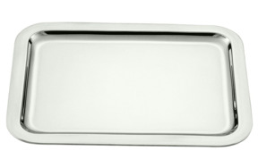 Поднос прямоугольный Schiavon Эссенция 36х26 см, посеребрение