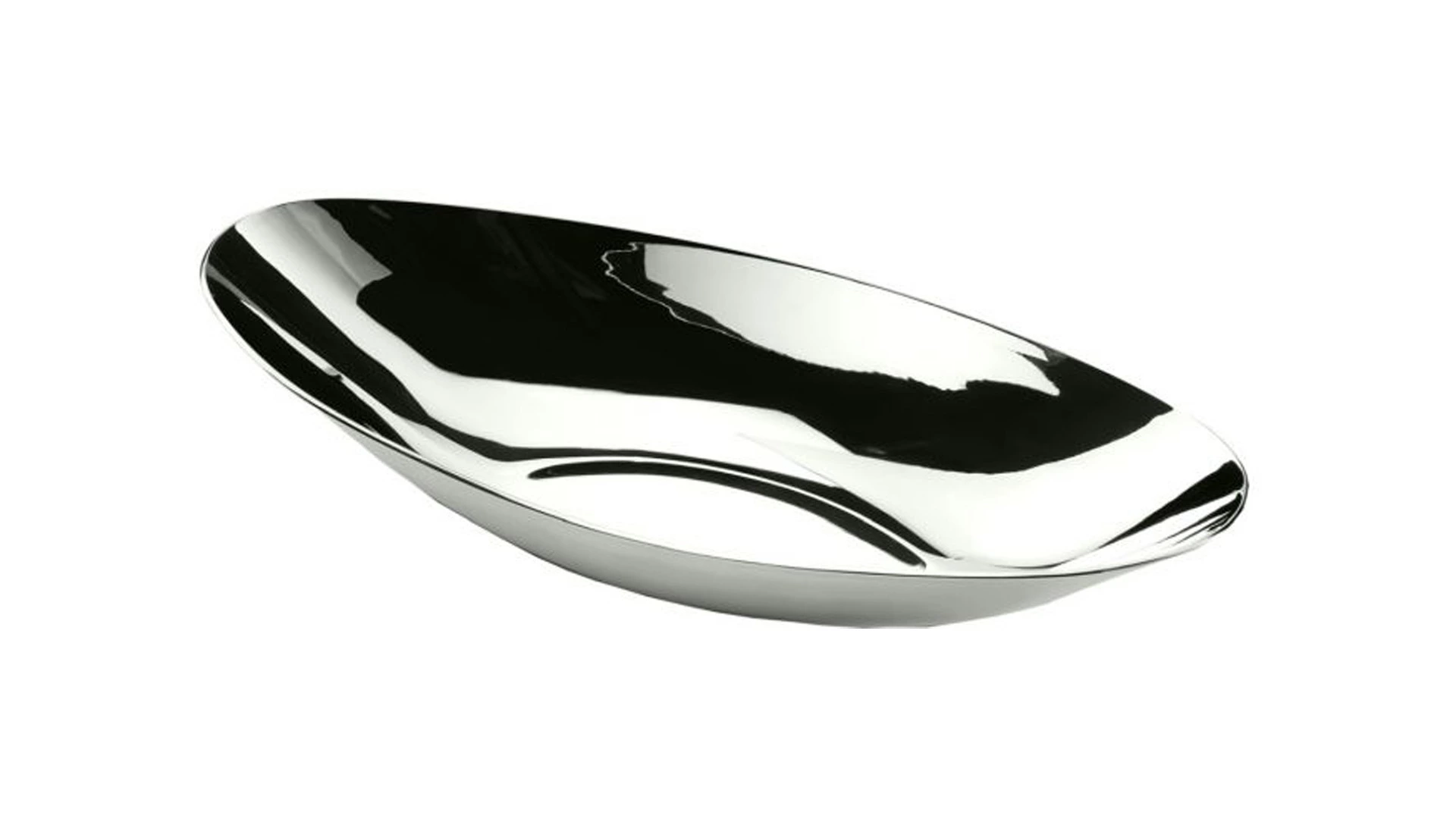 Блюдо глубокое для центра стола Schiavon Эссенция 31х19 см, посеребрение