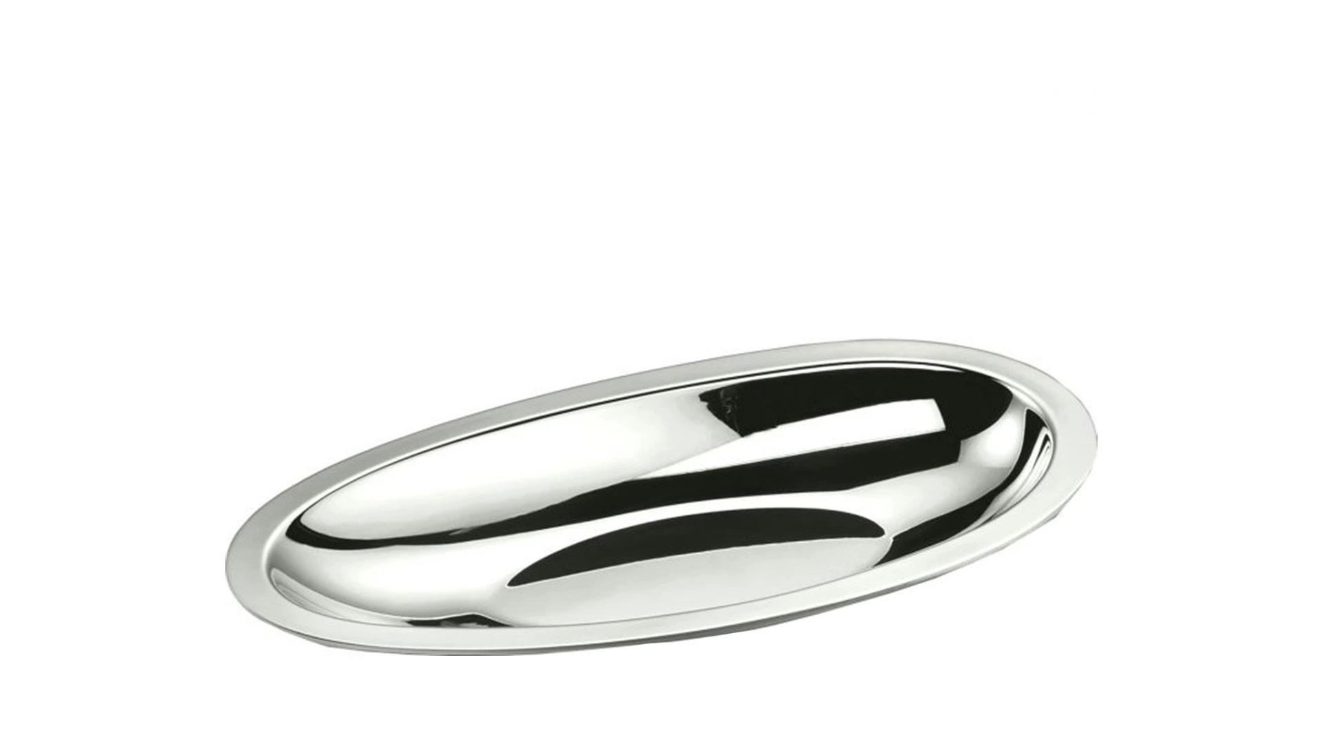 Блюдо глубокое для центра стола Schiavon Эссенция 37х20 см, посеребрение