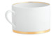 Чашка для капучино с блюдцем Meissen Золотые мечи 250 мл, фарфор