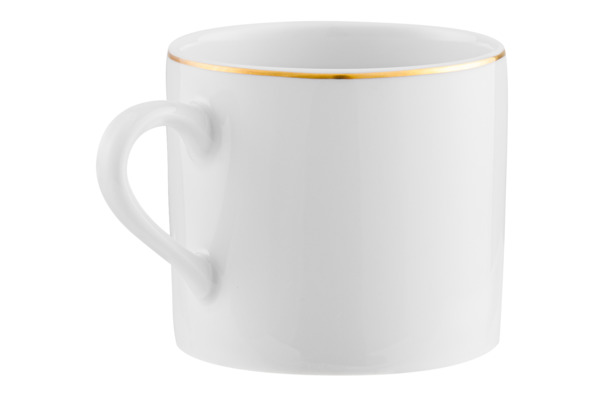 Чашка для эспрессо с блюдцем Meissen Космополитан, золотой декор 5,5см, п/к