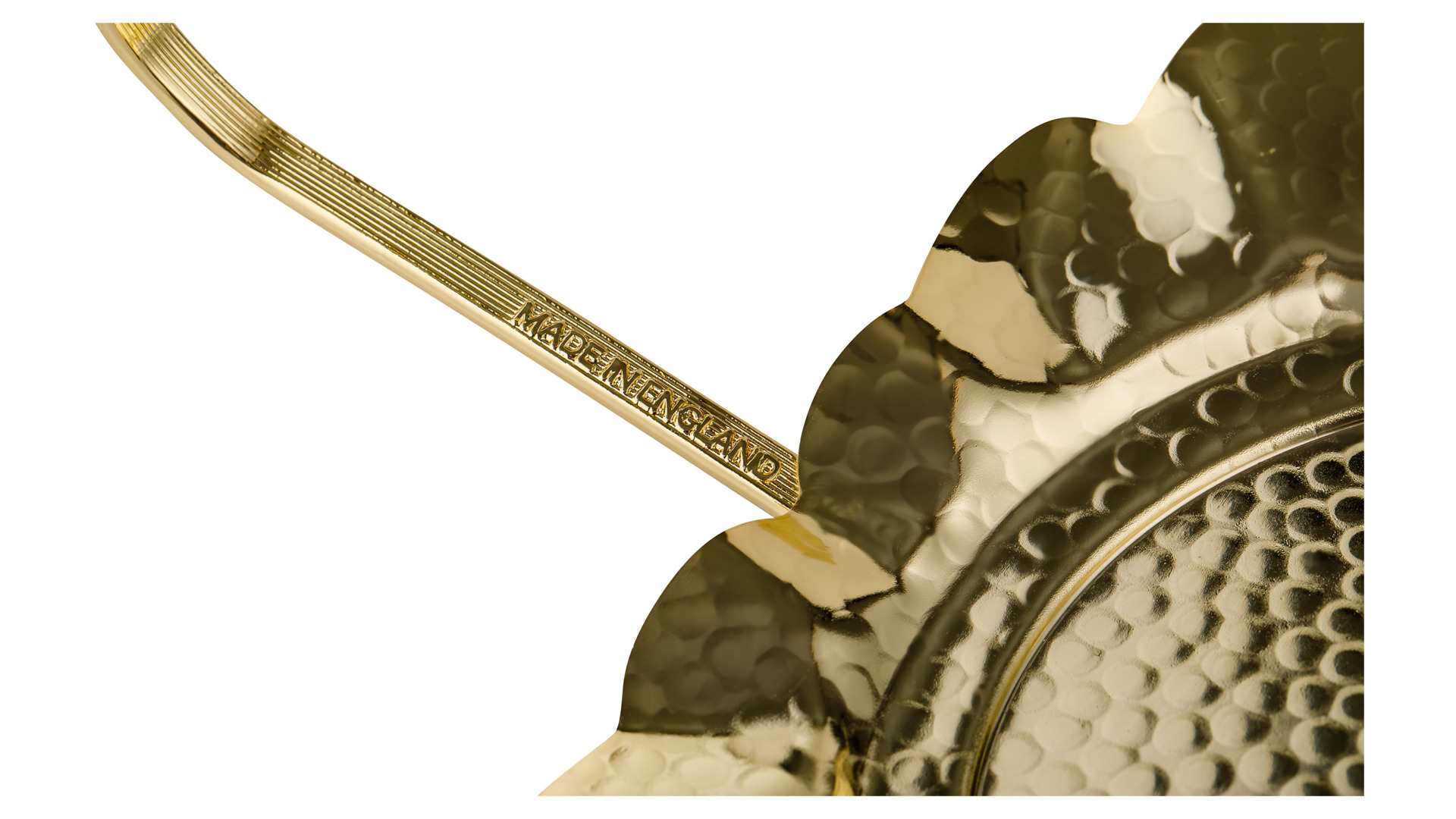 Вазочка для варенья на подставке с ложкой Queen Anne 17,5см, золотой цвет