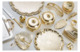 Набор вазочек для варенья с крышкой и ложками Queen Anne 11,5см, 7 предметов, золотой цвет