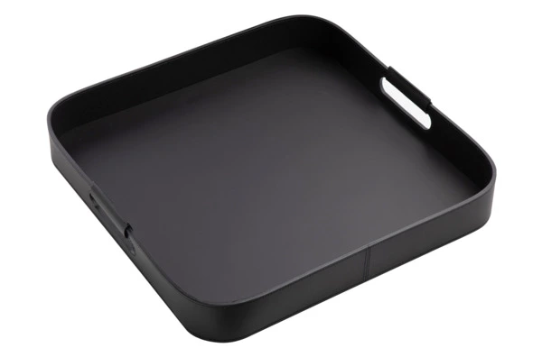 Поднос квадратный Rudi Джинепро 43,5х43,5 см, черный