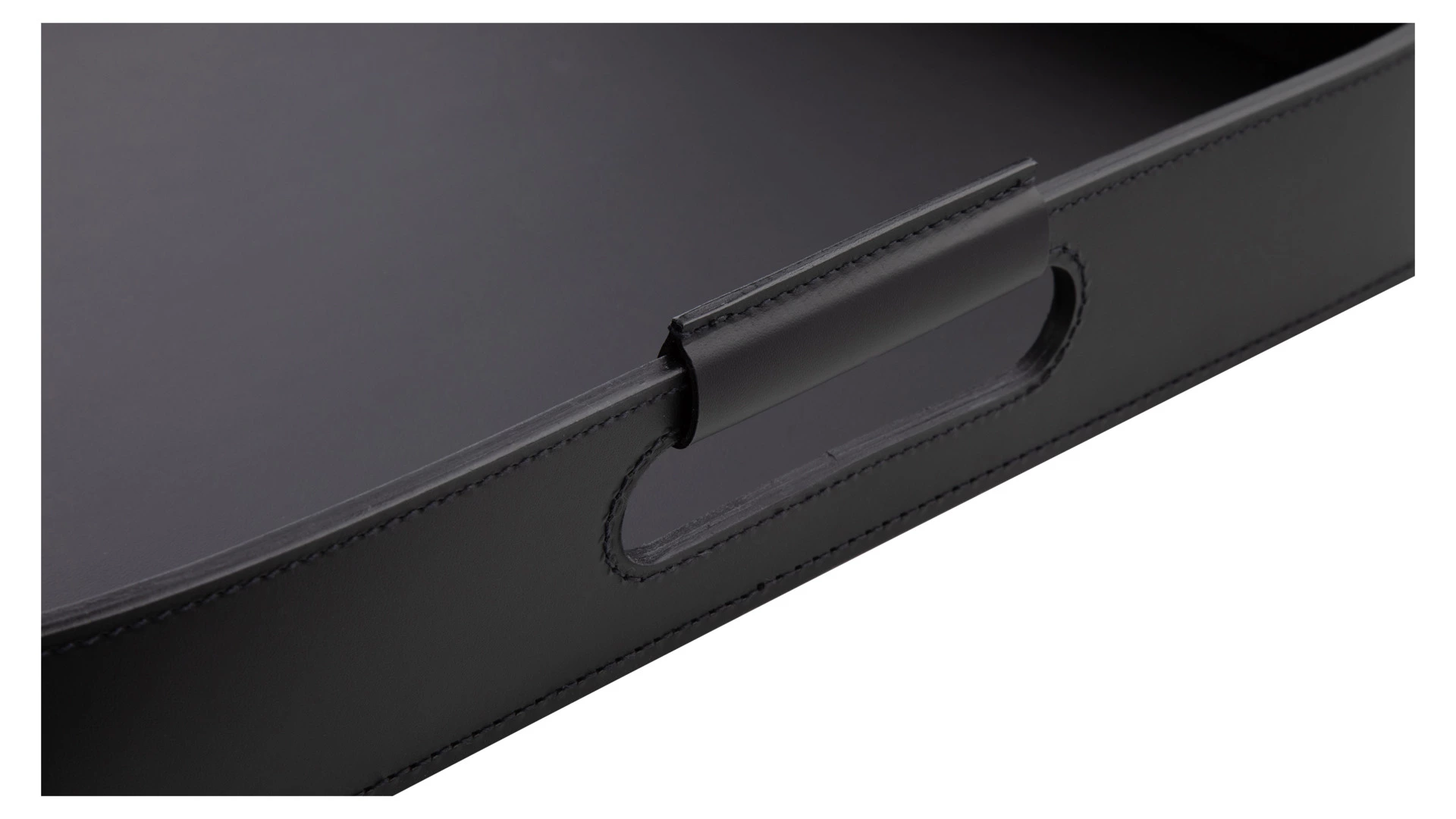 Поднос квадратный Rudi Джинепро 43,5х43,5 см, черный